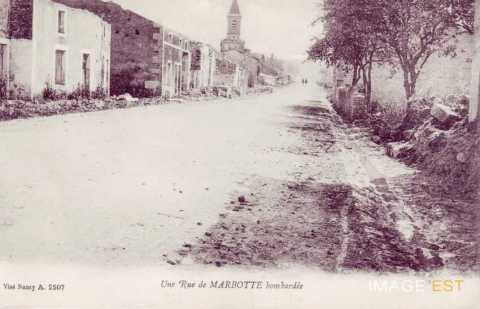 Rue en ruines (Marbotte)